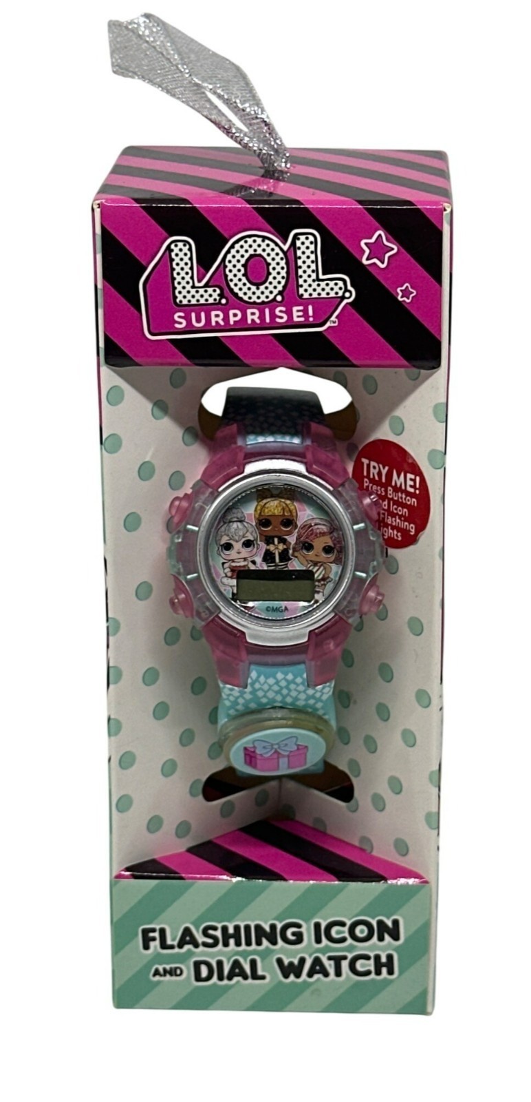 NWF LOL Surprise Girls Flashing Icon, Dial Digital Watch LCD, Need new Batteries