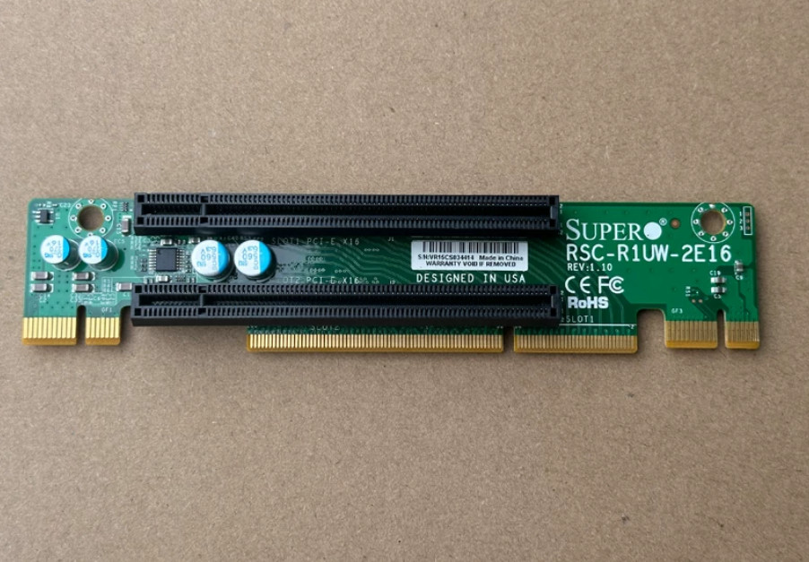 RSC-R1UW-2E16 Supermicro 1U Server PCI-E X16 Riser Card
