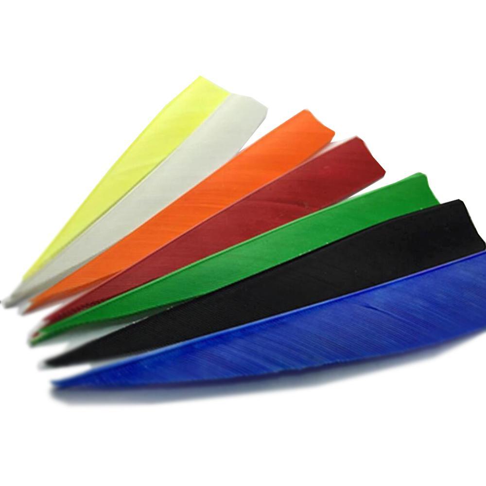 50X 5" Shield Right Wing Fletches Feathers Fletching