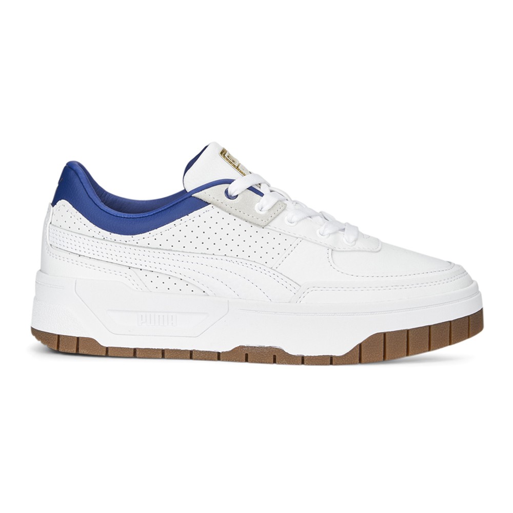 PUMA Cali Dream Perforated Lace Up  Womens White Sneakers Casual Shoes 39210702