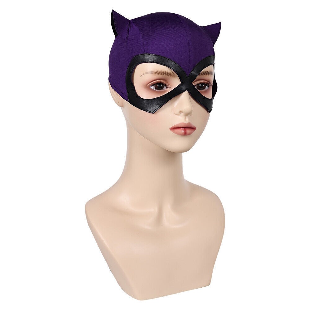 Catwoman Hood Mask Cosplay Props Halloween Carnival Costume Accessories