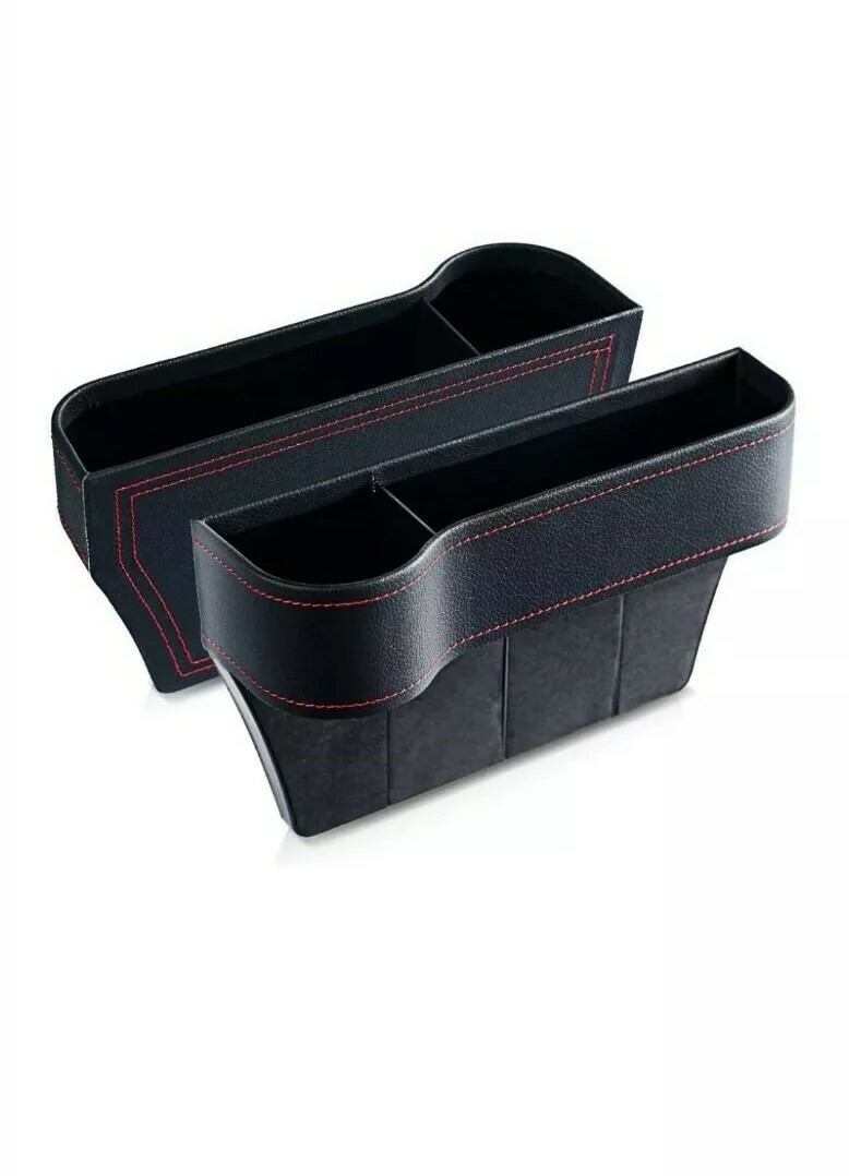 Car Seat Storage Box Organizer, Gap Seat Filler, Console Side Pocket & Wallet