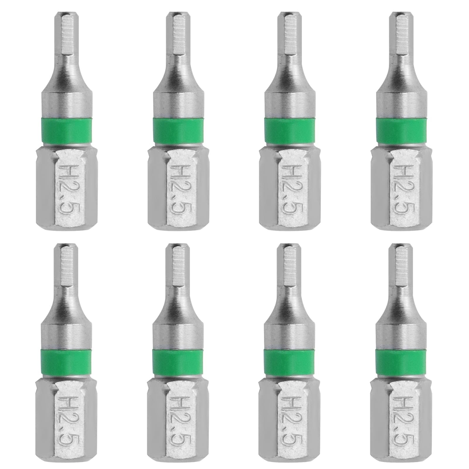 8 PCS H2.5 Hex Bit Metric Insert Screwdriver Bit Heavy Duty Repair Tool