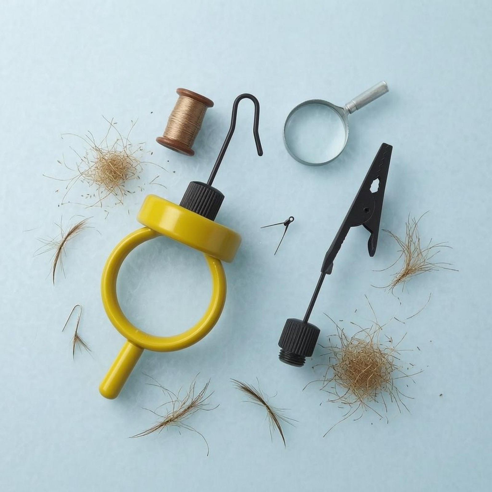 2 Pieces Dubbing Rotator Circular Style Fly Tying Ribbed Grip