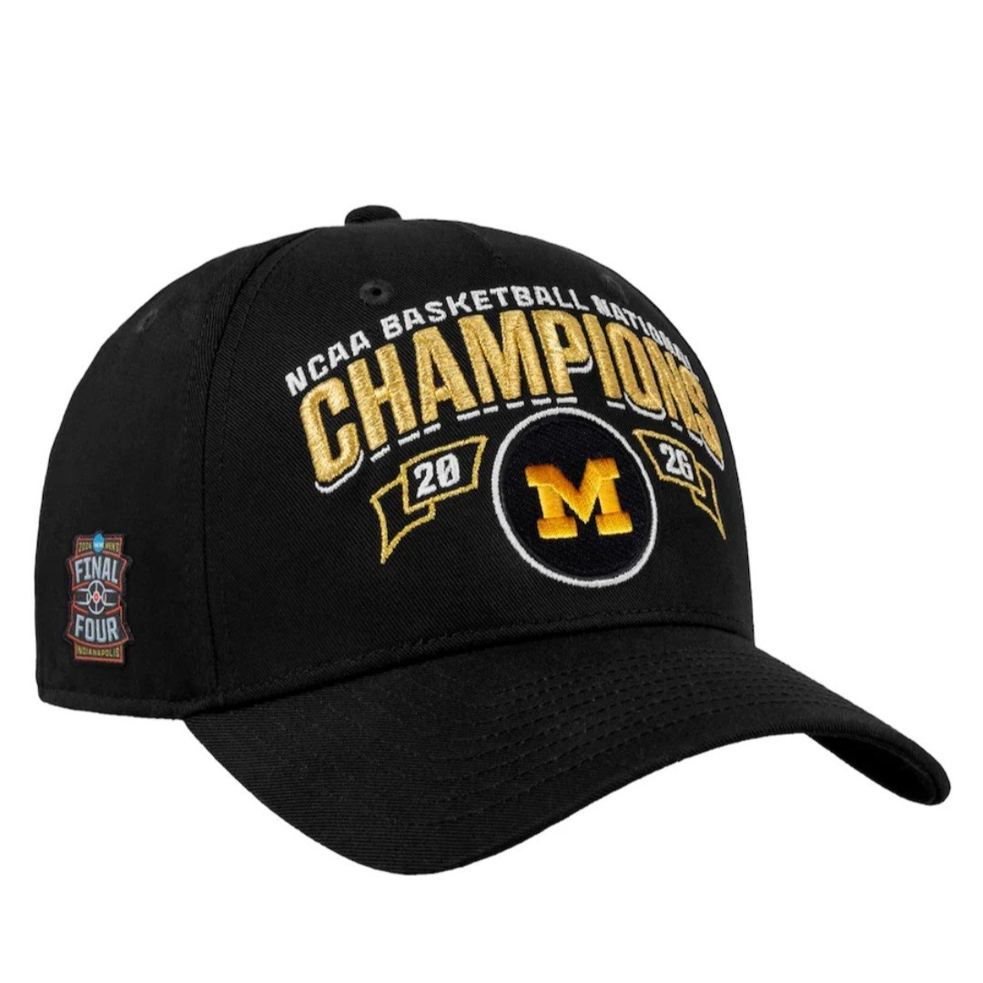 Michigan Wolverines Jordan Brand 2026 NCAA Men's Basketball Nat  Champions Hat