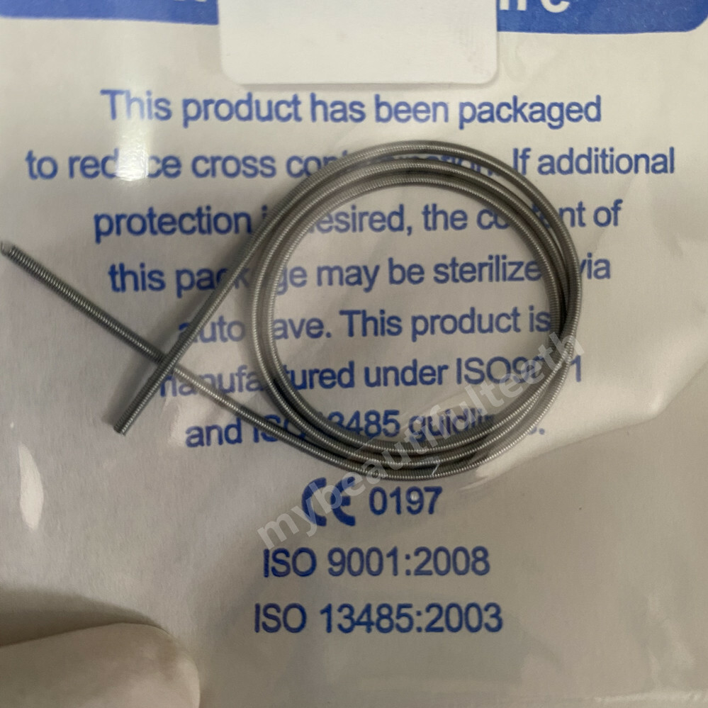 1~100Pack Dental NiTi Close Coil Spring Open 012/010 300mm Archwire Brackets