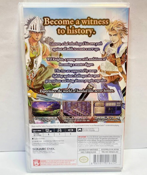 SaGa Frontier 2 Remastered (Multi-Language) Switch Brand New Game Special [2025]