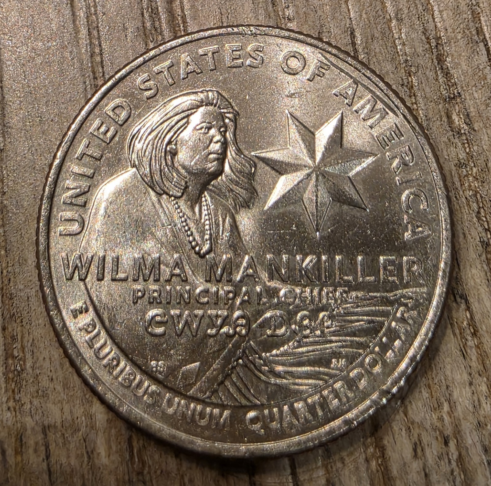 🔥 2022 WILMA MANKILLER (SCARFACE) & IN COD WE TRUST Philadelphia Mint Error🔥