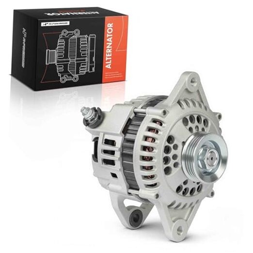 Alternator Compatible with Mazda Miata 2001-2005, 12V 80A 4-Groove Pulley