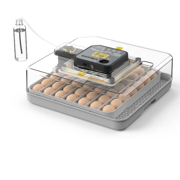 30 Egg Incubator with Humidity Display, Egg Candler