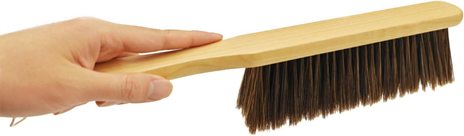 Counter Duster with Wood Handle, Hand Broom,Horse Hair Brush,Dust Brush,Used for