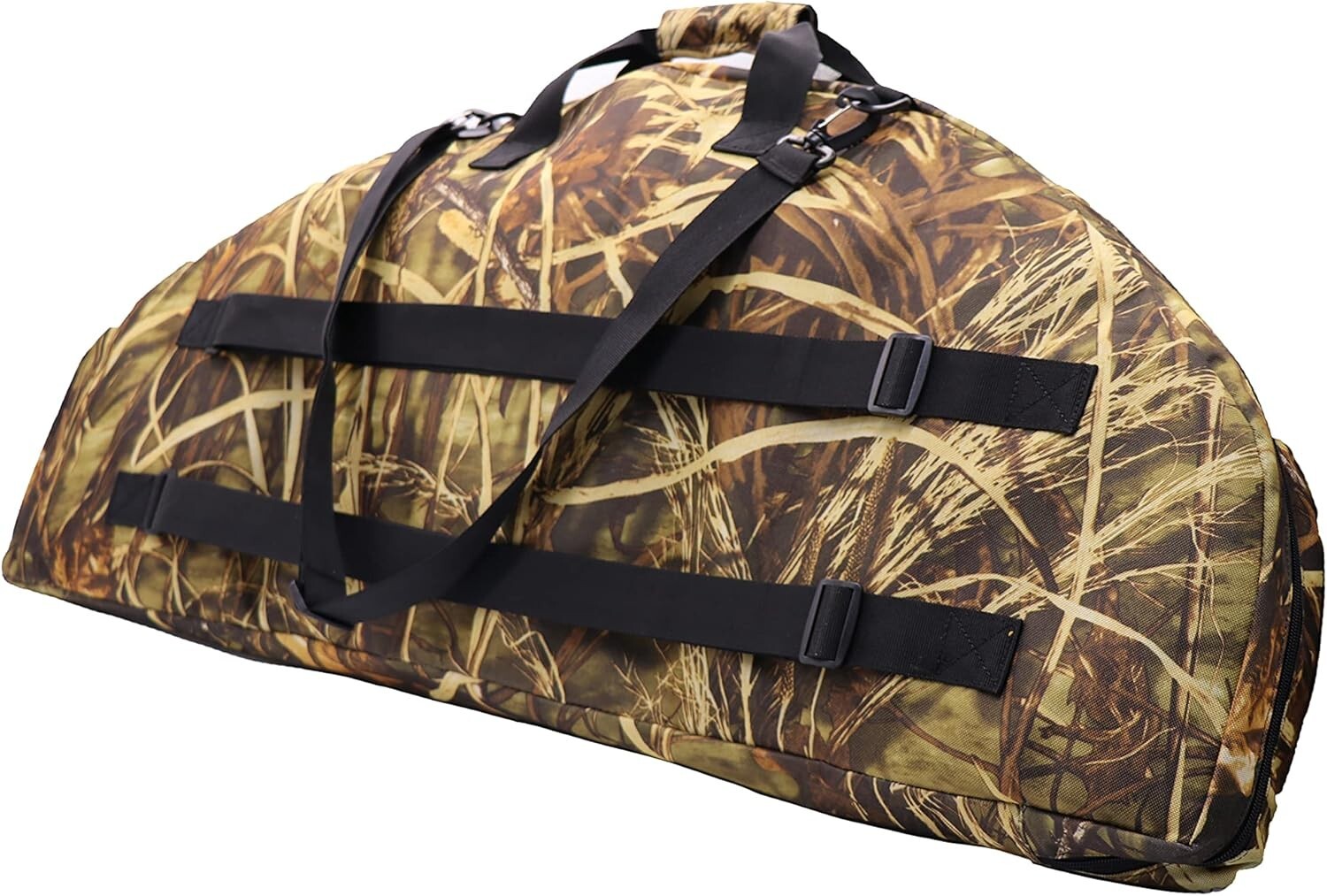 Real Tree Camouflage Compound Bow Case - Zipper Closure & Adjustable Strap