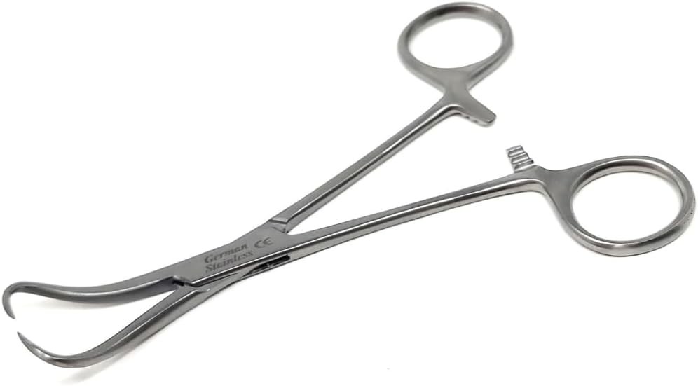 Backhaus Towel Clamps Forceps Made of Stainless Steel 5.25 inches long