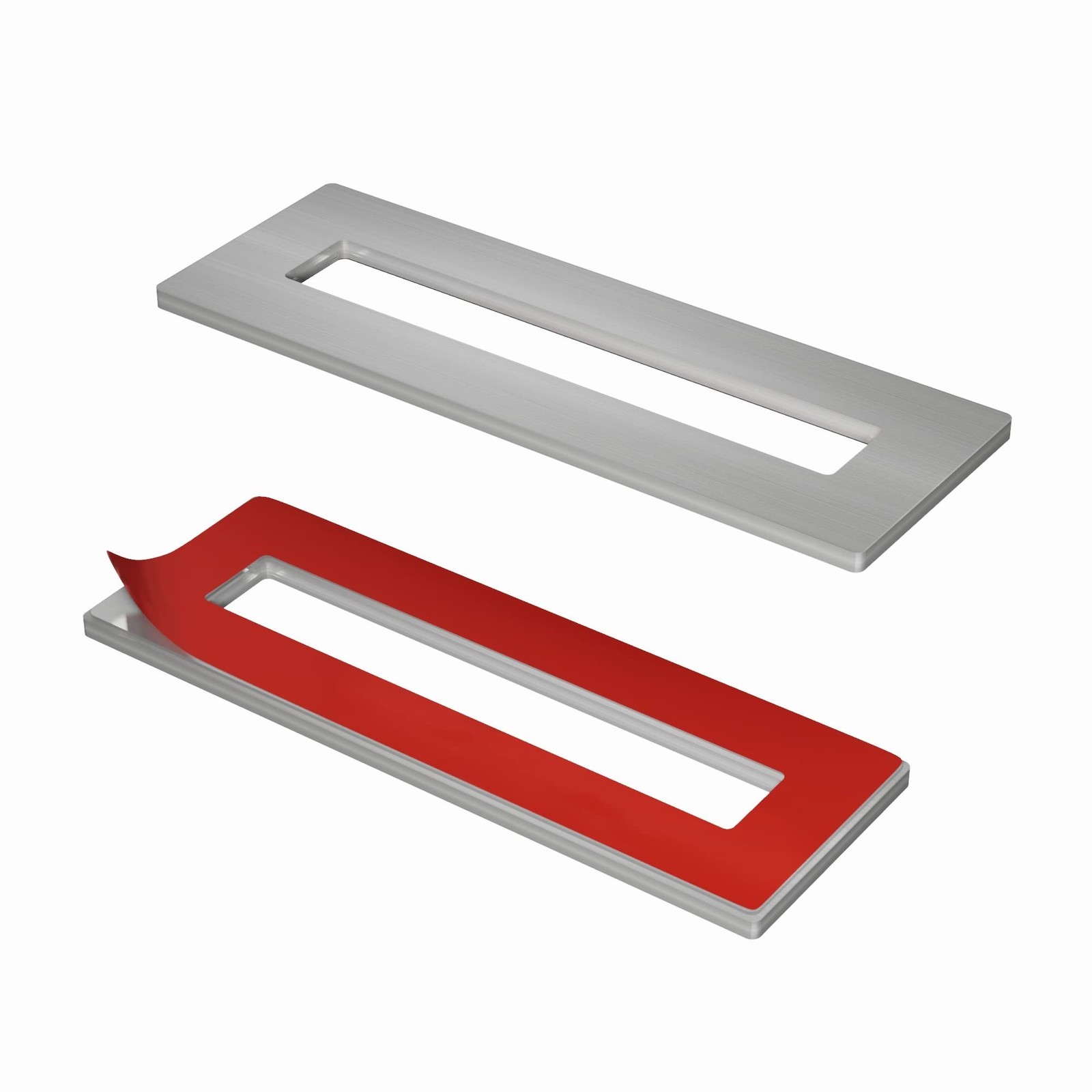 HRX STQ Sliding Aluminium Barn Door Handle, Self-Adhesive Edge for Pocket Clo...