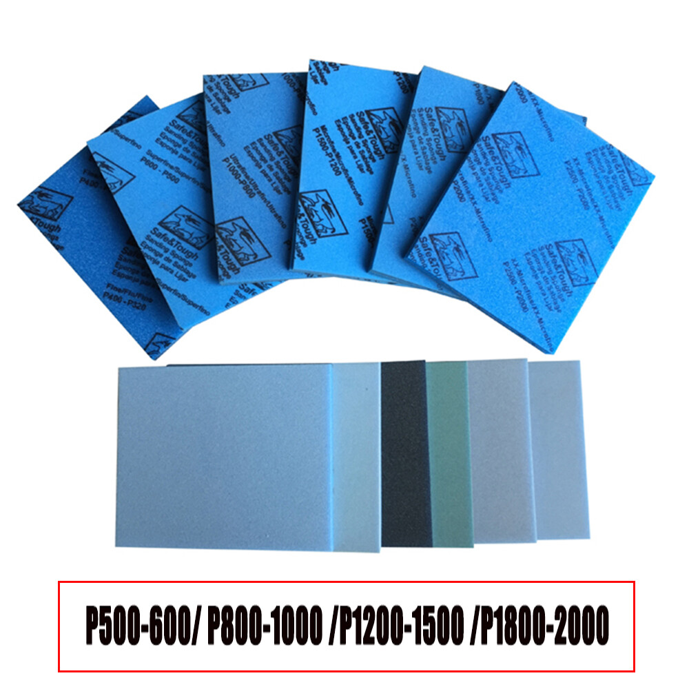 Sponge Sandpaper Dry and Wet Sanding Block Woodworking Model Sanding Polishing