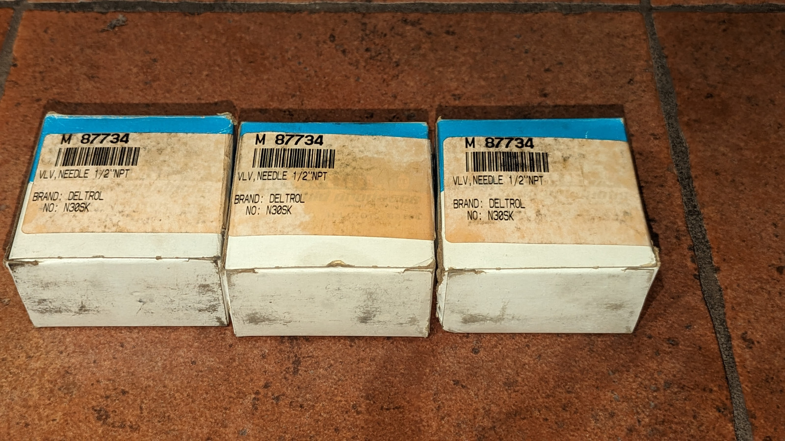 (1) Deltrol N30SK 1/2" Needle Valve NIB