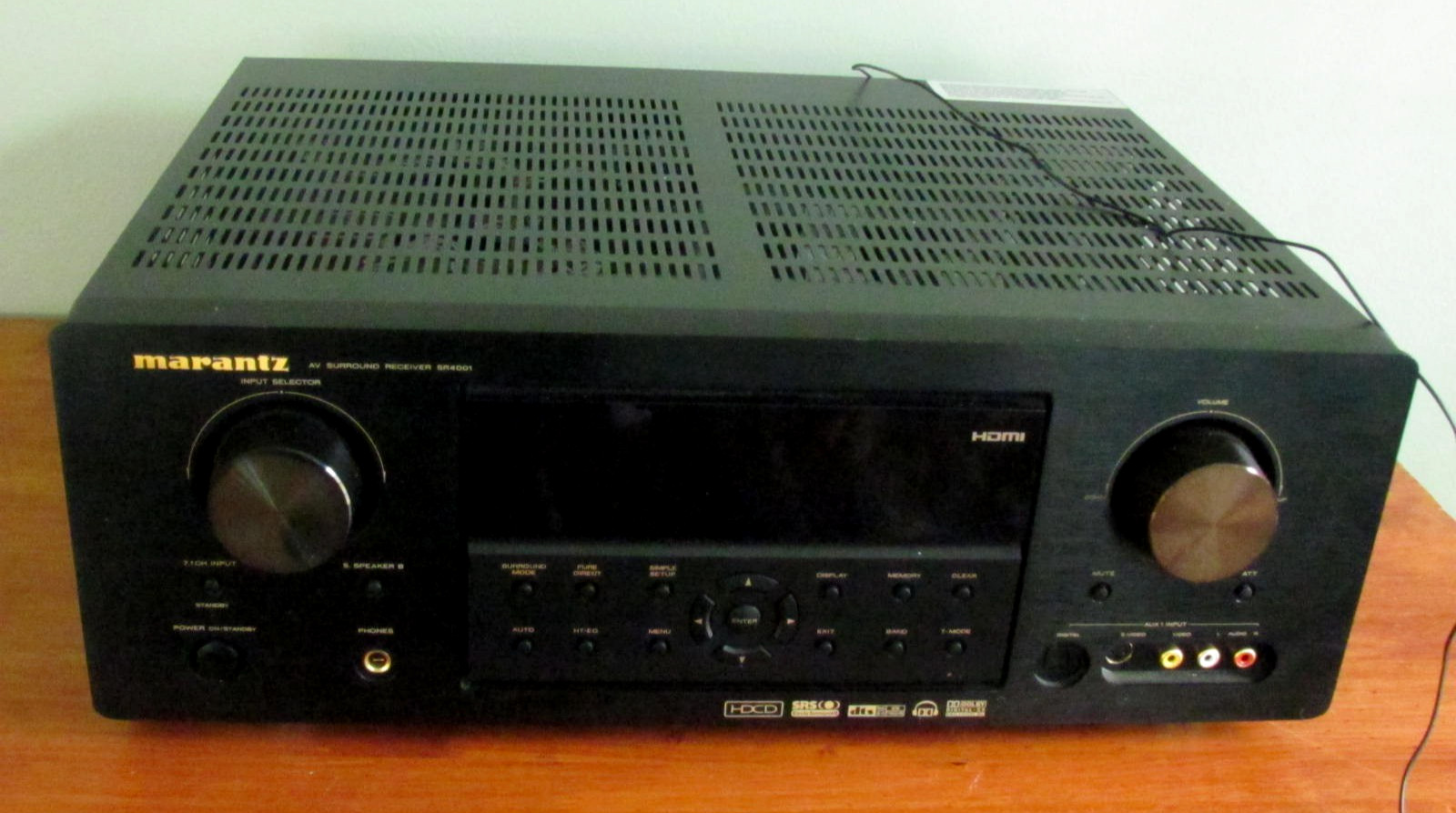 MARANTZ AV HOME THEATER 7.1 SURROUND SOUND AUDIO RECEIVER SR4001 TESTED WORKS