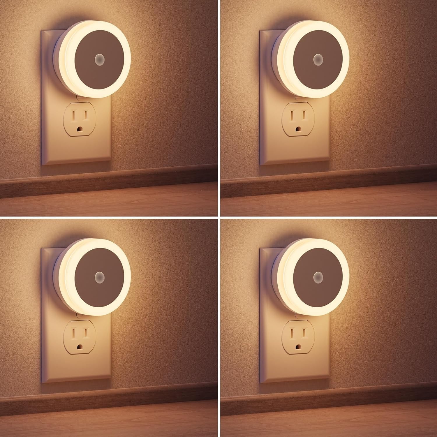 Night Lights Plug into Wall, [2 Pack], Nightlight with Light sensors, LED Nig...