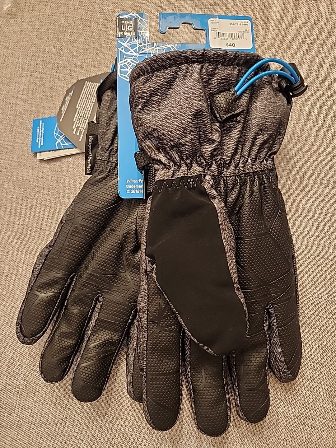 WinterProof Ski Gloves AquaProof Mens Size L/G