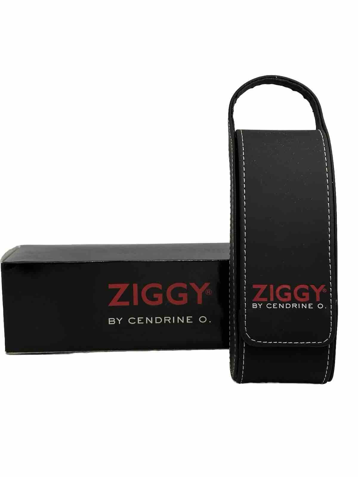 NEW Ziggy By Cendrine O. Semi Soft Eyeglasses Case With Handle & Magnetic Close