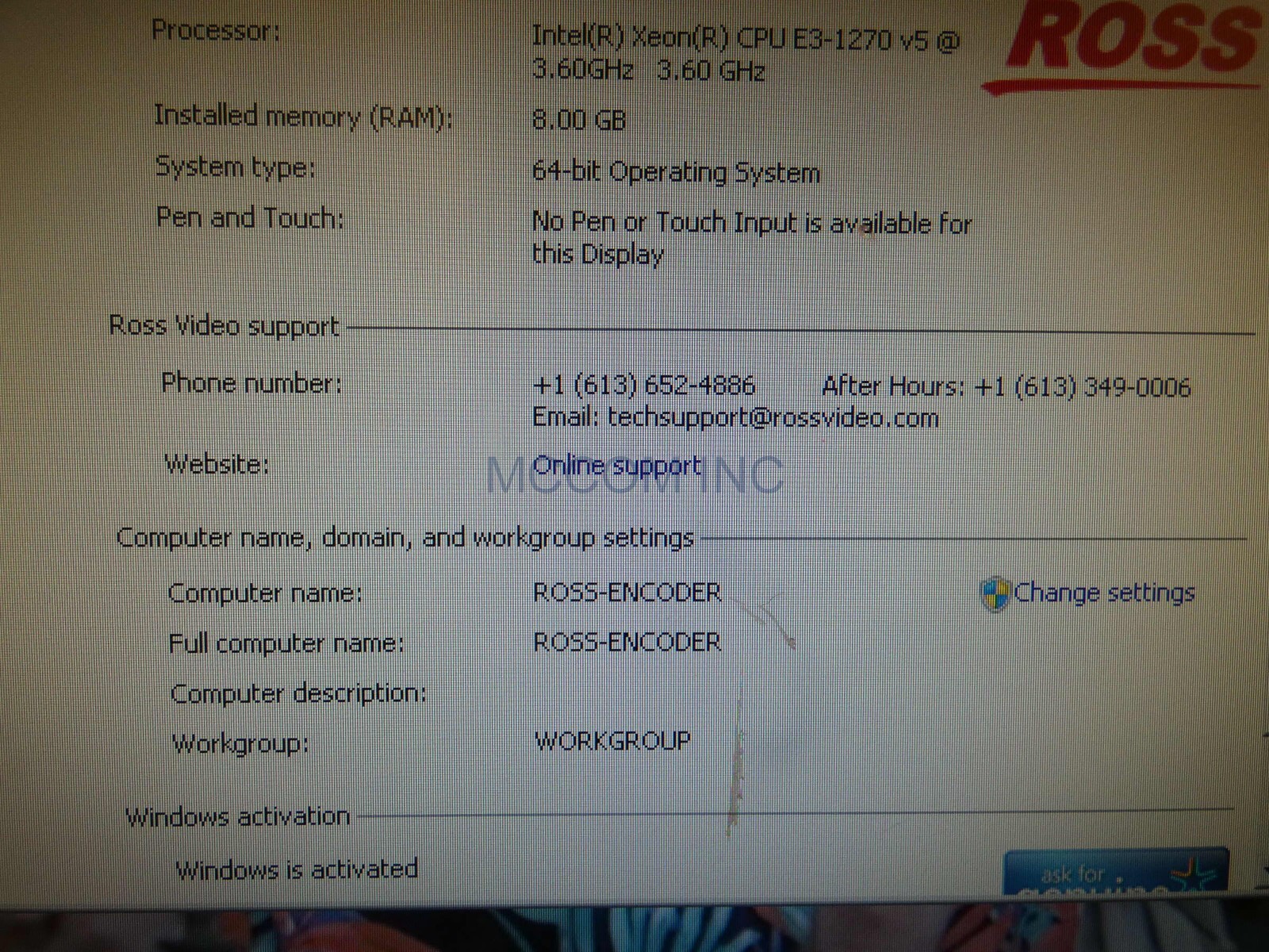 Ross XPression Video Encoder XPN-INC-SW+HW w/ 3 Dell 500gb Drives
