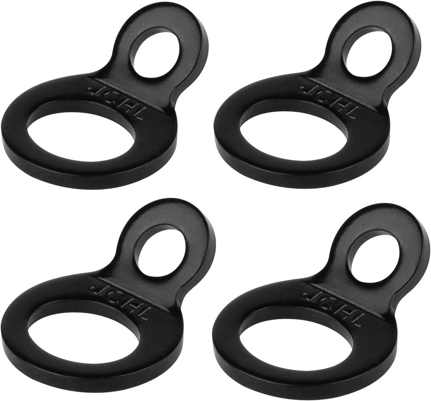 Multi-Purpose Tie Down Strap Rings Stainless Steel Tie-Down Anchors Hooks.