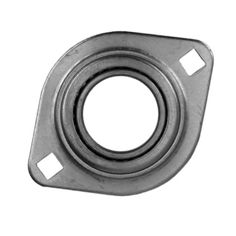 Garage Door 1 1/4" Bearing Oval Flanged Football Overhead 3 3/4" Length