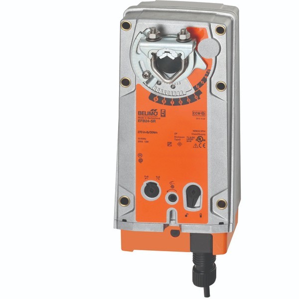 Belimo ~ EFB24-SR ~ Damper Actuator 270 in-lb Spring Return 24V, Modulating NEW