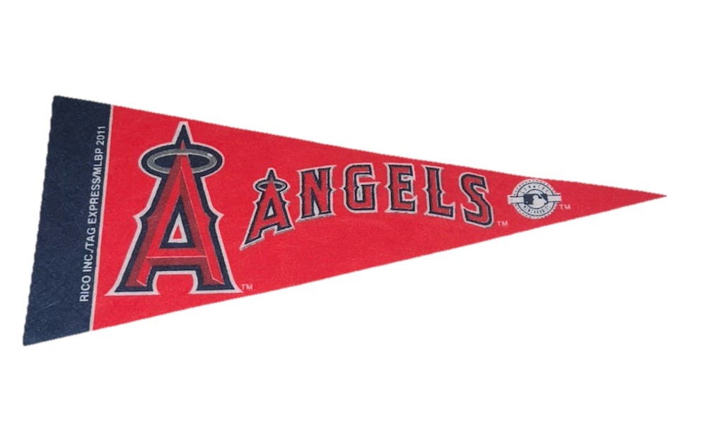 Los Angeles Angels Mini Pennant 4”x9” MLB Baseball Flag LA - NEW