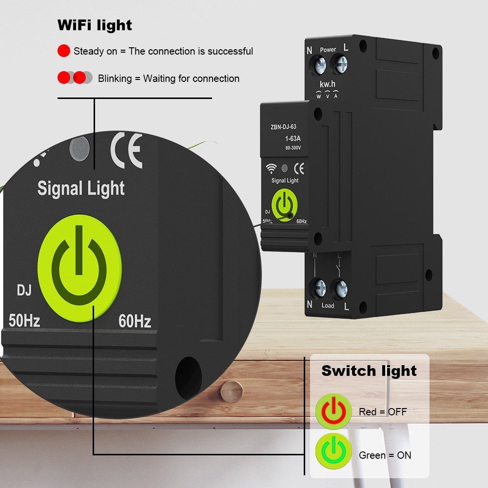 Overcurrent Protection Easy Installation Process Hands-free Energy Control