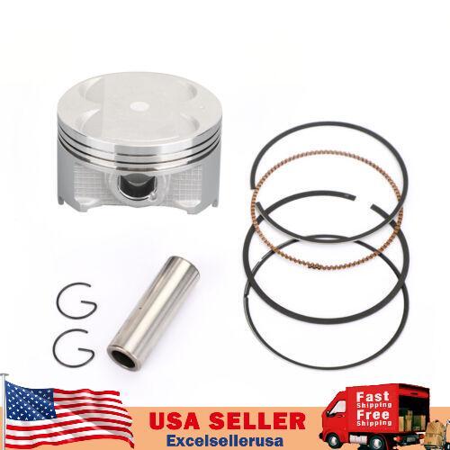 Piston Kit +0.50MM Bore 83.50mm Fit for Suzuki Burgman AN400 AN400S 1999-2006 EO