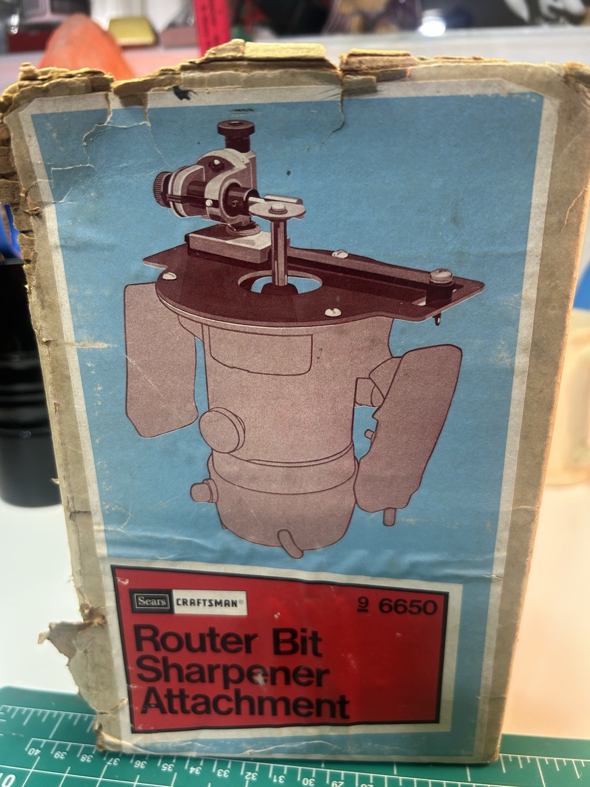Sears Craftsman Router Bit Sharpener Attachment Model 9-6650 USA