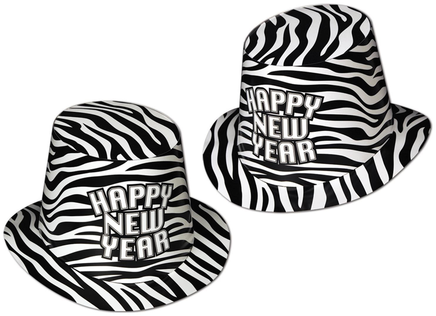 Zebra Print Hi-Hat for New year - Beistle