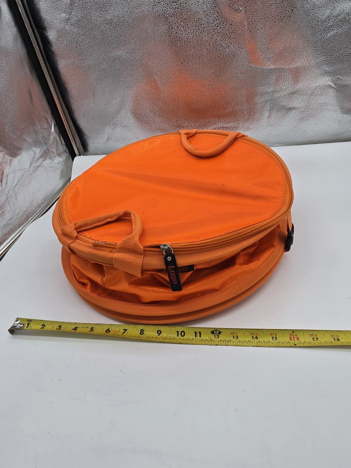 Logo Brand Clemson Tigers Pop Up Game Cooler Tailgate Collapsible Insulated 18”