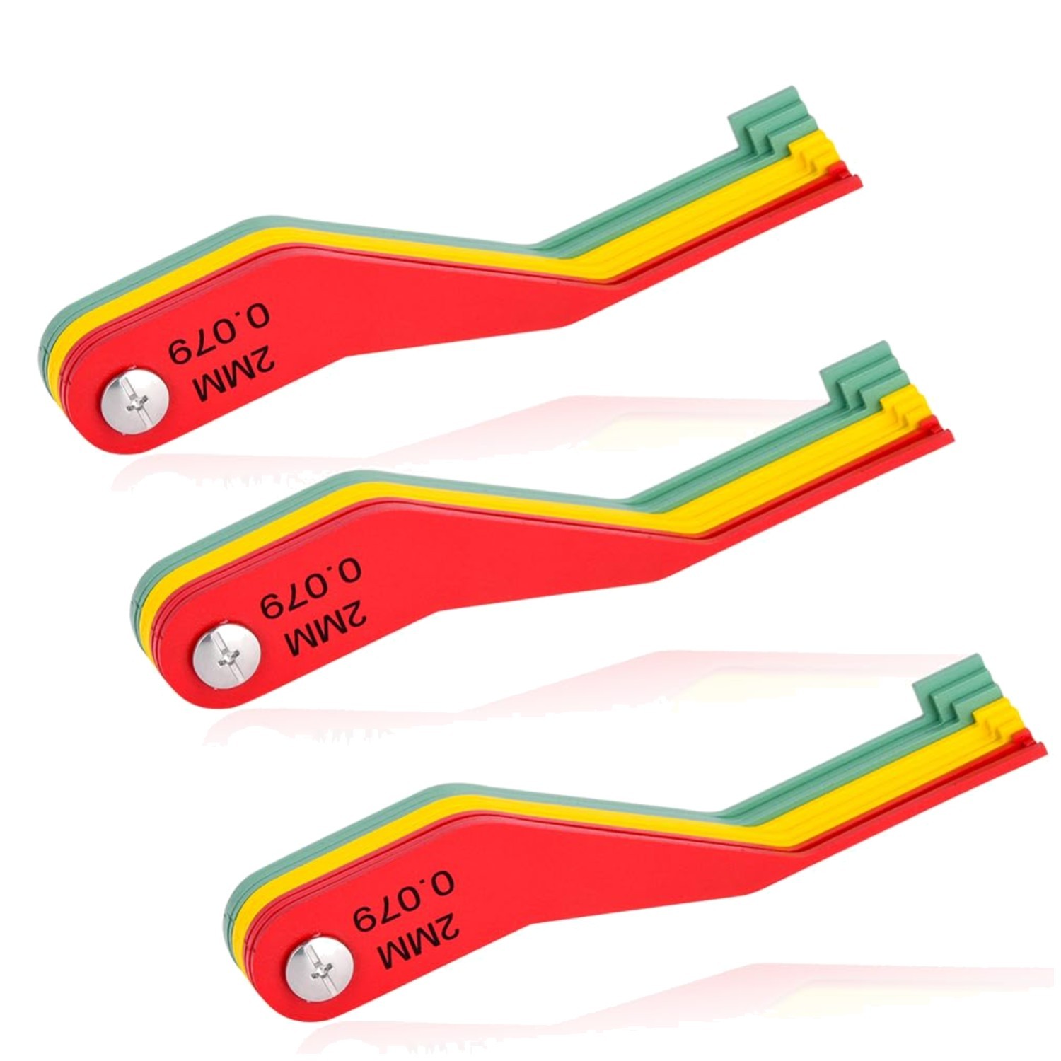 Easy Read Brake Pad Thickness Gauge - 3 Pack
