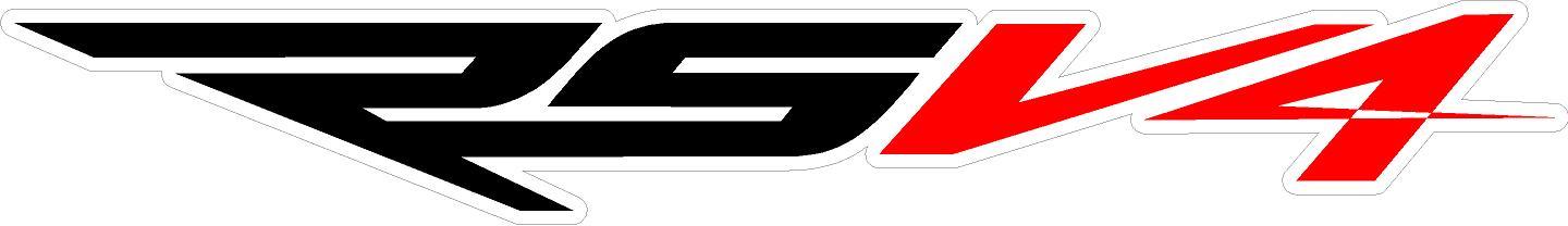 #3024 (1) 6.5" Aprilia Racing RSV4 Emblem Decal Sticker Laminated