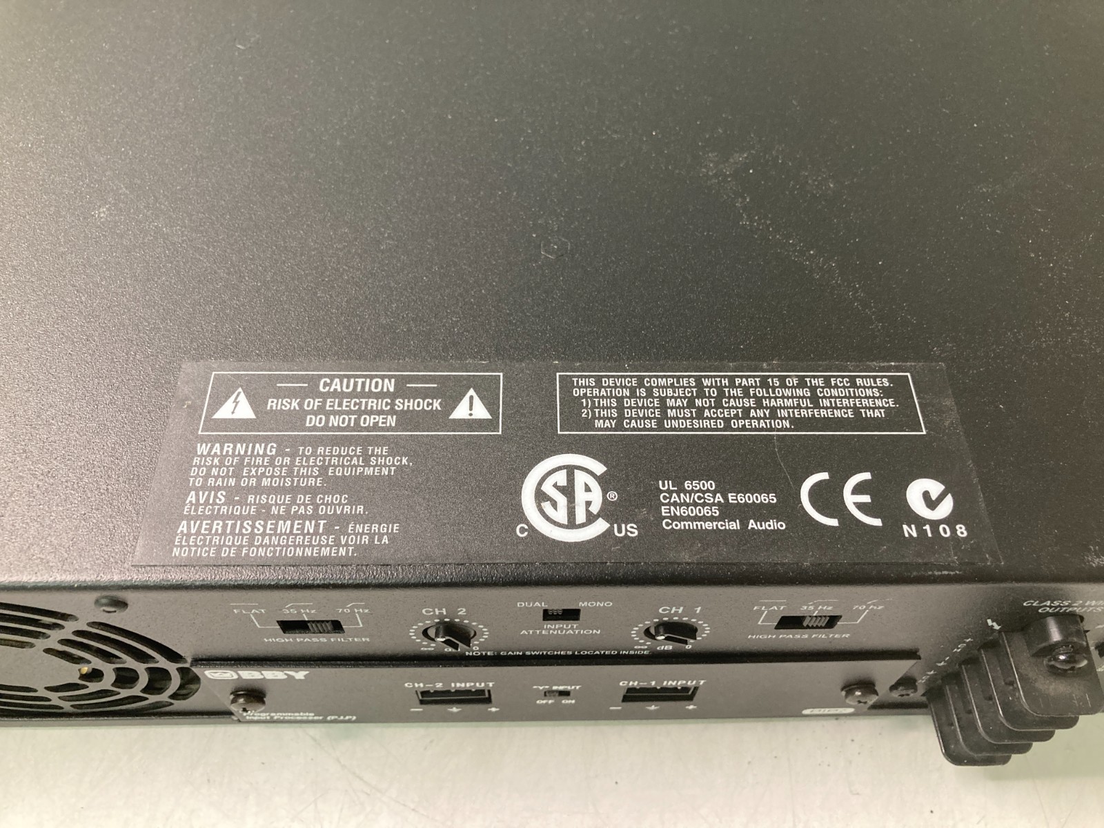 Crown CTs 600 2-Channel Power Amplifier