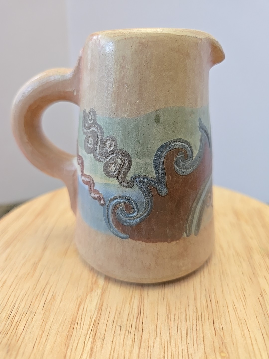 Seminario Urubamba Cusco Peru Pottery Pitcher - VINTAGE - Nice Condition 4" Tall