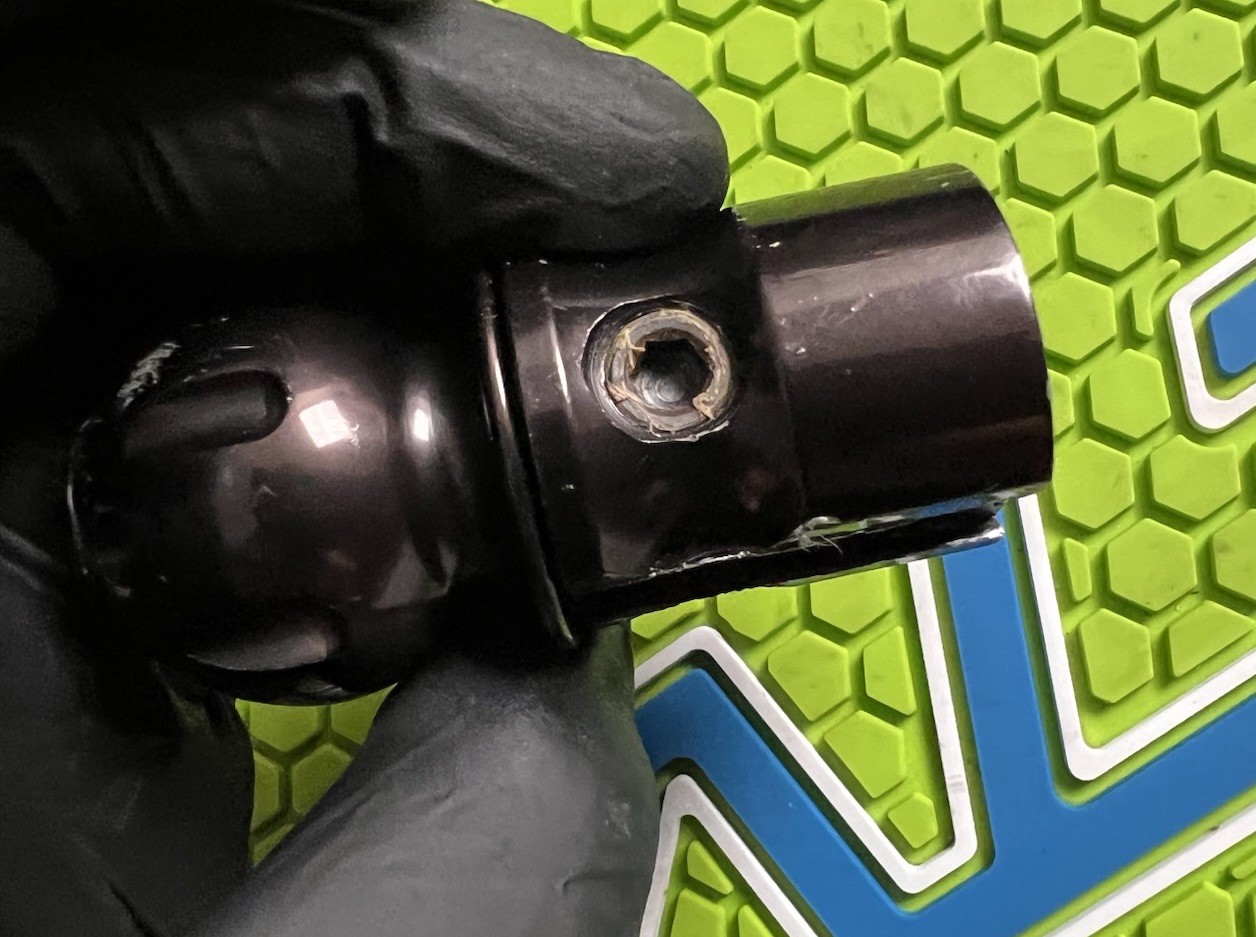 TRINITY PAINTBALL DOVETAIL ON/OFF ASA + MACROLINE FITTING - GLOSS BLACK