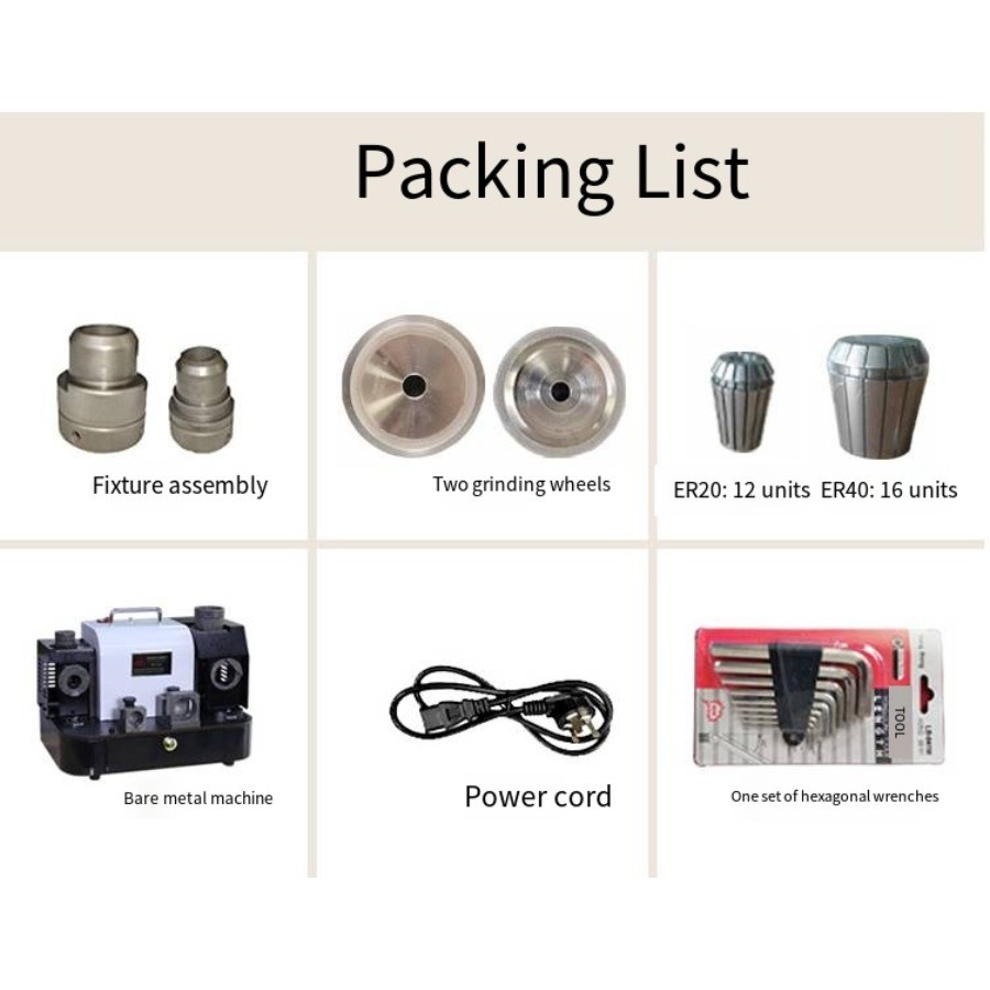 Automatic Drill Grinding Machine High-Precision Drill Bit Sharpening Machine110V