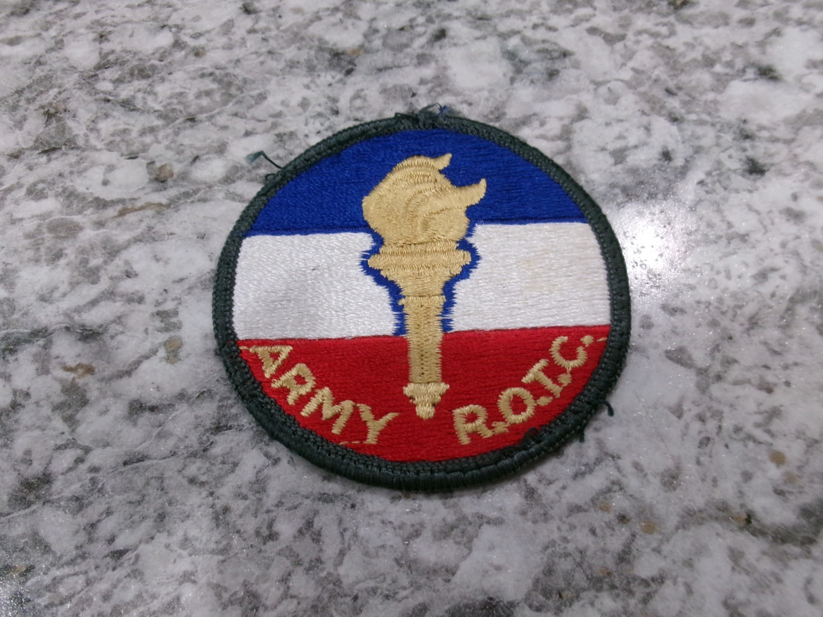 GENUINE VINTAGE MILITARY PATCH WW2 ERA US ARMY SENIOR ROTC RESERVE OFFICER TRAIN