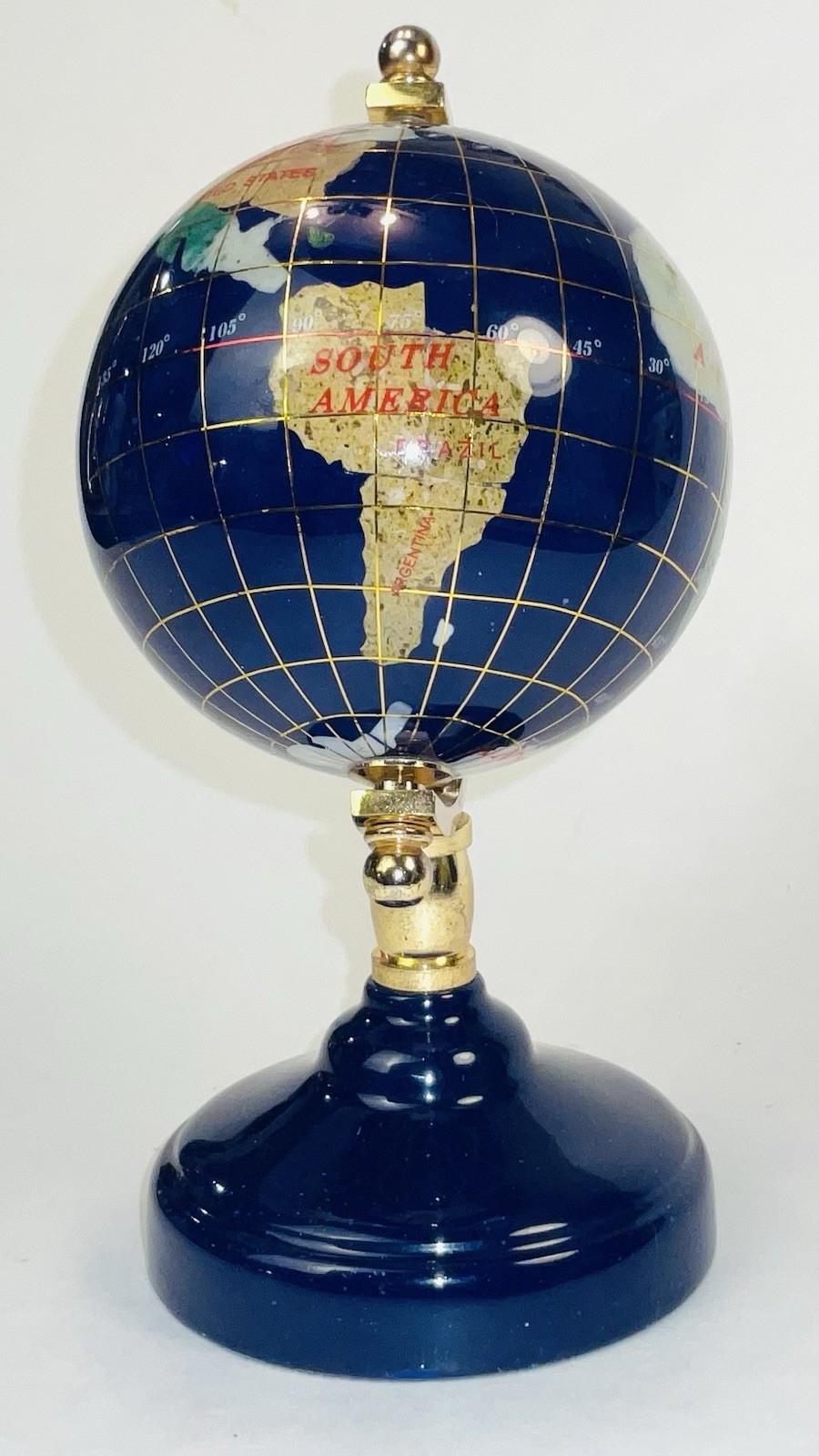 Globe World Map Desktop Globe 6" Deep Blue