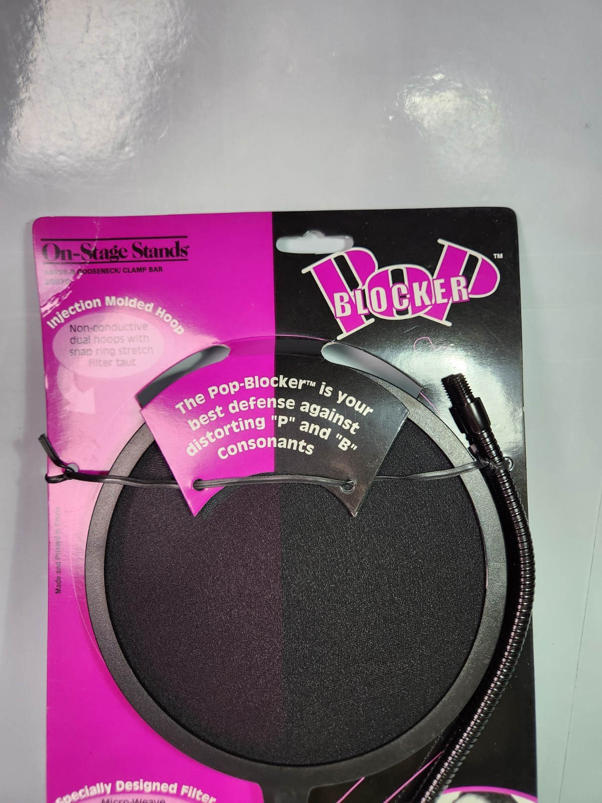 On-Stage Stands Gear Pop Blocker ASVS6-GB