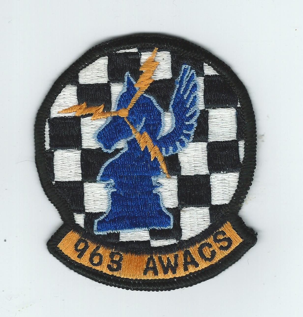 70s-80s 963rd AWAC SQUADRON(ASIAN MADE) patch