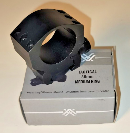 Vortex Rifle Scope Tactical 30mm Medium Ring Part# TRM - Picatinny/Weaver Mount