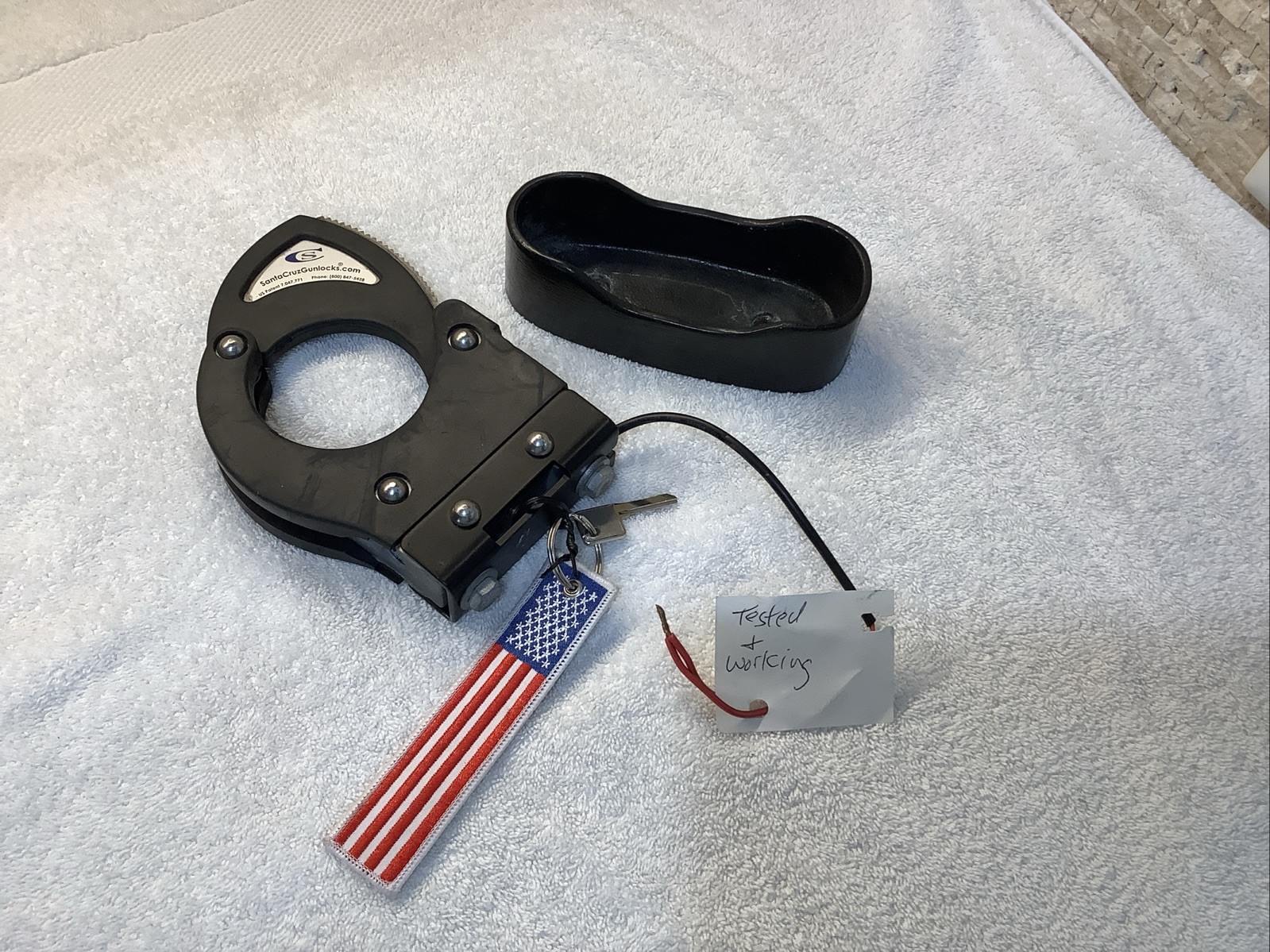 Santa Cruz Sc6 SC-6 Universal electric Gun Lock For Rifles Shotgun Key #2 D4