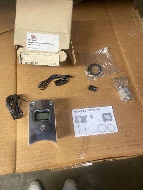 Clamp On Digital Speedometer With Tachometer Mount For Choppers