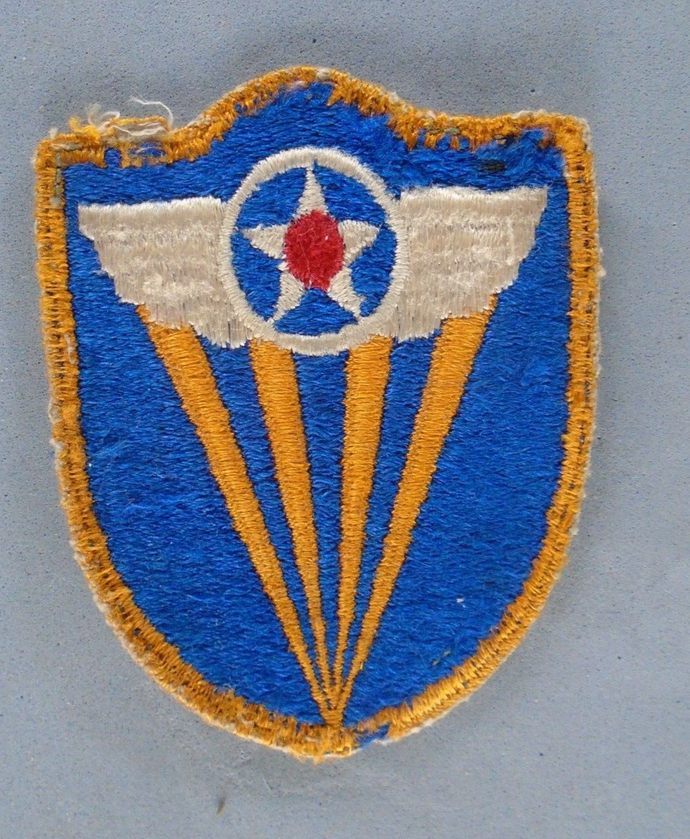 4th Air Force patch with blue back