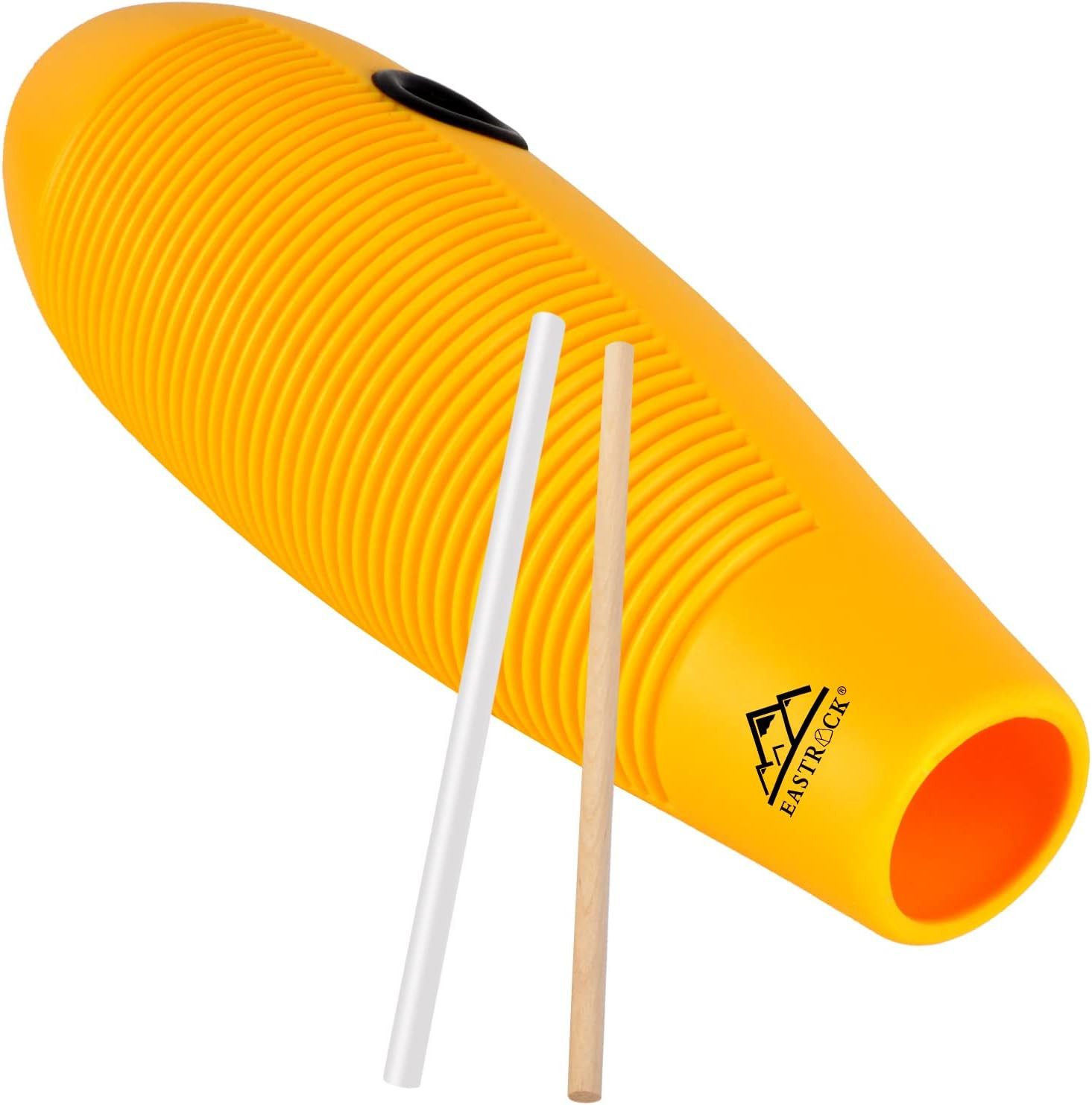 EASTROCK Guiro Instrument 3.9"X13" Fish Shaped Latin Percussion Instrument with