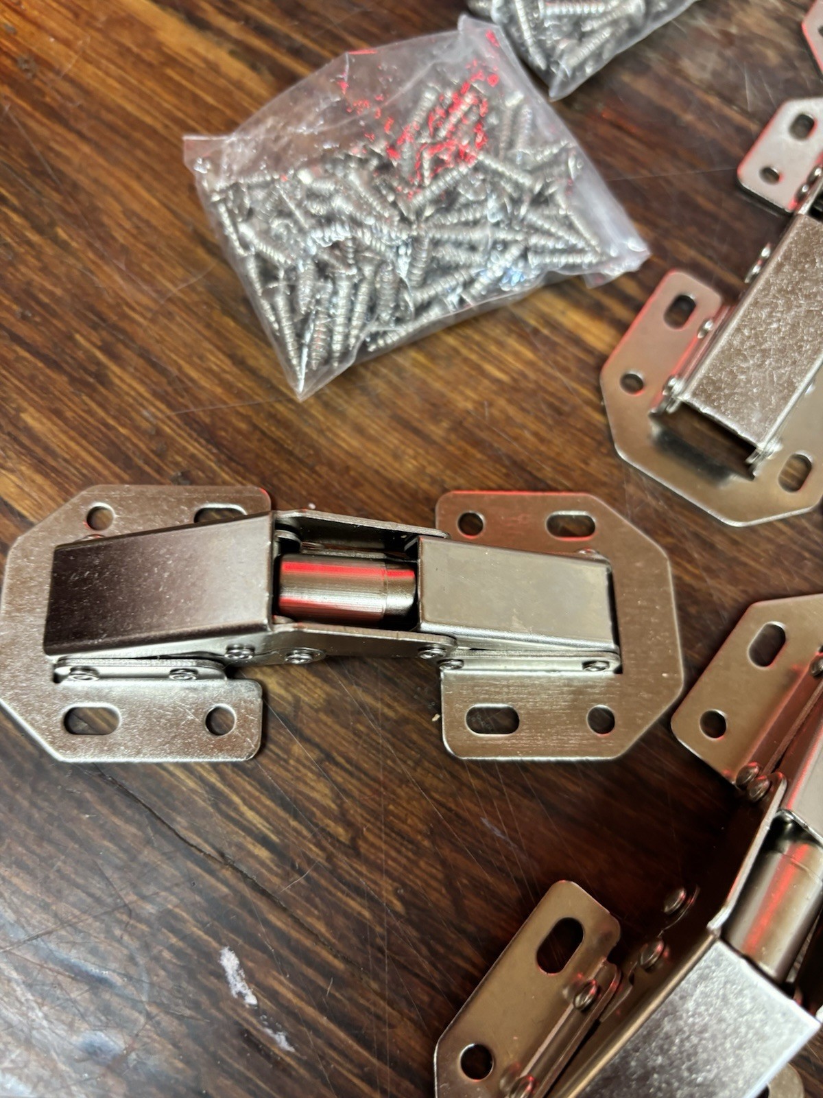 LOT OF 24 90 Degree Door Panels Hinges Durable Spring Angle Hinges